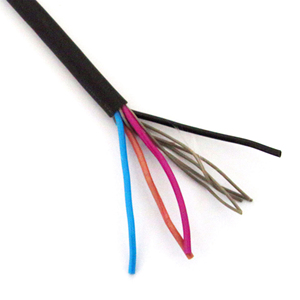 黑色RVV电源线，铜芯，多芯延长线，PVC绝缘电源线 - Product Image 1