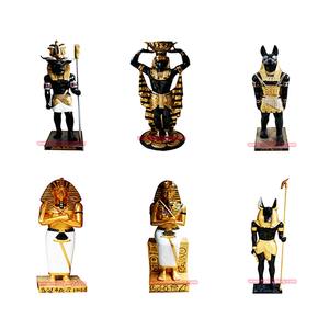 Estatua de Anubis de fibra de vidrio Escultura de dios egipcio antiguo en material de resina - Product Image 6