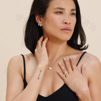 Bague demi-éternité en argent 925 plaqué or 18 carats avec perle d'eau douce, bijoux personnalisés LOZRUNVE