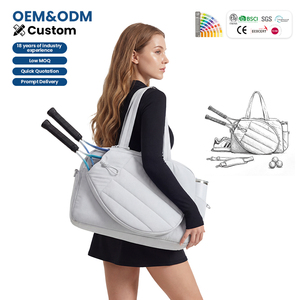 Bolsa <span class=keywords><strong>de</strong></span> Transporte para Raqueta <span class=keywords><strong>de</strong></span> <span class=keywords><strong>Moda</strong></span> para Hombre y Mujer - <span class=keywords><strong>Alternativa</strong></span> 2 en 1 a la Mochila Deportiva y para Portátil, Funda Acolchada Suave - Product Image 1