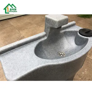 Outdoor public portable hand washing sanitary bathroom wash basin sink
