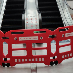 ポータブルテレスコピックプラスチック折りたたみ構造警告フェンス交通障壁ポリマー安全バリアドアエレベーターメンテナンス - Product Image 2