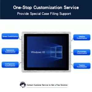 PC Industriale All-in-One da <span class=keywords><strong>7</strong></span> e 12 Pollici IP65, Basso Consumo Energetico, Interfacce Personalizzabili, Dissipazione di Calore Efficiente - Product Image 3