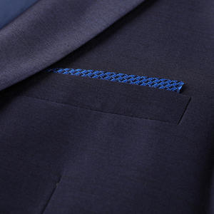 Herren-Anzug-Set A3V019 mit Reverskragen, Reißverschluss und Perlenbesatz in Unifarbe für Business, Freizeit und Hochzeit – Herbstkollektion - Product Image 3