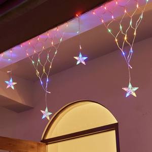 ไฟราวตาข่ายสามเหลี่ยมแบบ LED สำหรับตกแต่งห้องนอนและงานเลี้ยงคริสต์มาสและงานแต่งงาน - Product Image 3