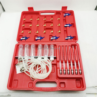 Kit de Test de débit d'injecteur de pièces d'excavatrice de haute qualité avec 18 adaptateurs outil de véhicule de testeur d'adaptateur de rampe commune