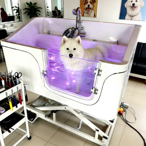 Bañera de Masaje para Mascotas, Antideslizante, Multifuncional, con Elevación Eléctrica para Gatos y <span class=keywords><strong>Perros</strong></span> - Product Image 1