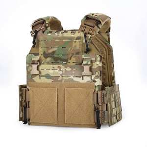 軽量クイックリリース迷彩多目的モール式防刃プレートキャリア弾道タクティカルベスト - Product Image 3