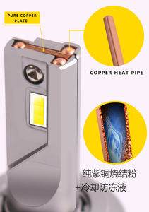 Ampoule de phare <span class=keywords><strong>LED</strong></span> de voiture à 3 tuyaux en cuivre, haute puissance H1 H11 9005 HB3 H7 <span class=keywords><strong>LED</strong></span> H4 voiture <span class=keywords><strong>LED</strong></span> phares <span class=keywords><strong>led</strong></span> voiture lumières 55w Auto lampes - Product Image 3