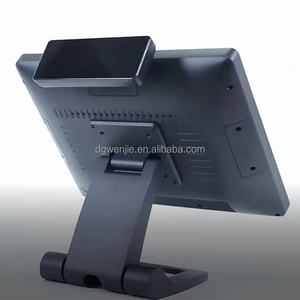 Terminal Punto de Venta WENJIE Todo en Uno con Pantalla Táctil de 15.6+11 Pulgadas, Diseño de Soporte Metálico para Piso, Ideal para <span class=keywords><strong>Pequeños</strong></span> Negocios y Restaurantes - Product Image 6