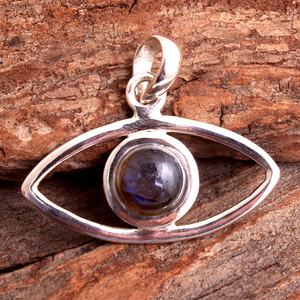 Colgante de Plata de Ley 925 con gema de ojo de tigre, joyería de aniversario, regalo de San Valentín - Product Image 4