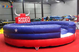 WINSUN Nuevo y Popular <span class=keywords><strong>Juego</strong></span> Deportivo Inflable Comercial de Toreo del Salvaje Oeste para Adultos - Product Image 5