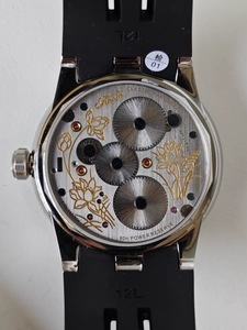 นาฬิกากลไกจักรกลของผู้ชาย3D Tourbillon หน้าปัดสามมิตินาฬิกาแฟชั่น KOI เหมือน<span class=keywords><strong>ปลา</strong></span>ในนาฬิกาน้ำ - Product Image 3