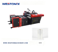 Machine de plastification thermique électrique automatique WESTONIX 540A, vitesse 30m/min, adhésif sensible à la pression, motorisée, pour plastique et papier
