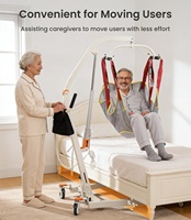 Lève-personne électrique avec sangle, pliable et portable, pour personnes âgées, handicapées, à domicile, à l'hôpital, pour les soins infirmiers