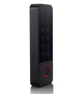 13.56Mhz ปุ่มกดสัมผัสโลหะเครื่องอ่านบัตร RFID กันน้ำการควบคุมการเข้าถึงประตูลายนิ้วมือไบโอเมตริกซ์ - Product Image 2