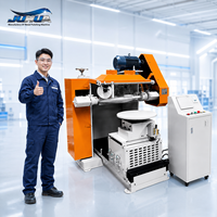 Machine de polissage rotative automatique pour ustensiles de cuisine et quincaillerie, finisseur de miroir à plateau tournant robuste avec contrôle intelligent PLC