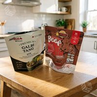 Sacs refermables personnalisés en aluminium avec impression par gravure, haute barrière, qualité alimentaire, en Mylar, pour aliments