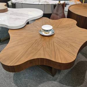 Phòng khách <span class=keywords><strong>sofa</strong></span> Walnut màu gỗ hình chữ nhật nâng lên với ngăn kéo bằng gỗ Side End trung tâm Bàn cà phê - Product Image 5