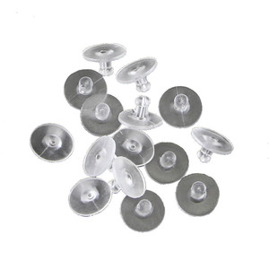 Bouchons d'oreilles en silicone, 6x11mm, grande taille, pour la fabrication de bijoux, fournitures artisanales - Product Image 4