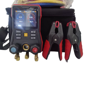Kit de manomètre numérique UT336E avec pinces et tuyaux pour le test de réfrigérant, silicone et résine époxy, garantie 45-60 jours - Product Image 1