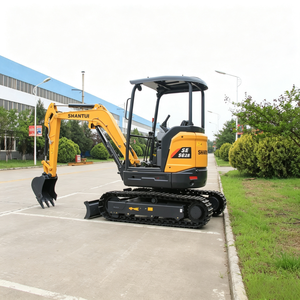 Mini-excavatrice sur chenilles Shantui SE26SR neuve, jaune, avec cabine, moteur Yanmar, haute efficacité opérationnelle - Product Image 1