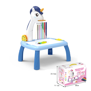 เครื่องสร้างโปรเจคเตอร์เพื่อการศึกษาของเด็กอาร์เอสเครื่องพ่นสีโต๊ะของเล่นสำหรับเด็กผู้หญิง4-6Y ต้องใช้3 AA - Product Image 4