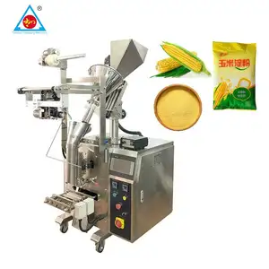 Machine de remplissage par pesage de poudre multi Feeder farine de blé maïs poudre d'amidon de maïs machine automatique d'emballage de sac couscous