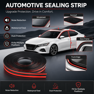 <span class=keywords><strong>Bande</strong></span> d'étanchéité personnalisée en EPDM pour portières <span class=keywords><strong>de</strong></span> voiture, <span class=keywords><strong>pare</strong></span>-<span class=keywords><strong>brise</strong></span>, toit ouvrant, isolation phonique, <span class=keywords><strong>bande</strong></span> adhésive d'étanchéité - Product Image 3