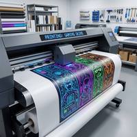 Vinyle mat gris adhésif, imprimable éco-solvant/UV, haute adhérence pour étiquettes industrielles et promotionnelles durables