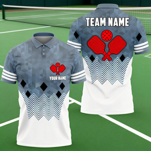 Pakaian Olahraga Sublimasi Premium Performa OEM untuk Golf, Bowling, Pickleball, Kaos Polo dengan Logo Kustom - Product Image 1