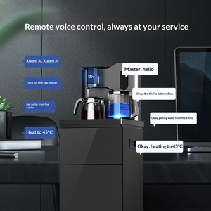 高級オフィスティーバーマシン 家庭用全自動氷温熱水一体型スマート音声メタルウォーターディスペンサー - Product Image 2