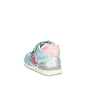 Baskets Falcotto pour filles, bleu clair, fermeture Velcro, chaussures épaisses - Product Image 2