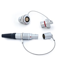 UHUB compatible avec les connecteurs Lemo, cache-poussière en métal, prise aviation 1B1K, prise FGG, capuchon étanche, argent/noir