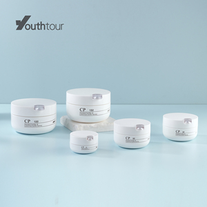 CP 新款设计化妆品空罐，适用于眼霜、面霜和身体乳，12g-150g，定制容器，带勺子（PETG） - Product Image 5