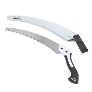 Sierra de podar gris de 350 mm con hoja de acero inoxidable y cubre cintura para jardinería, carpintería y poda de árboles - Product Image 1
