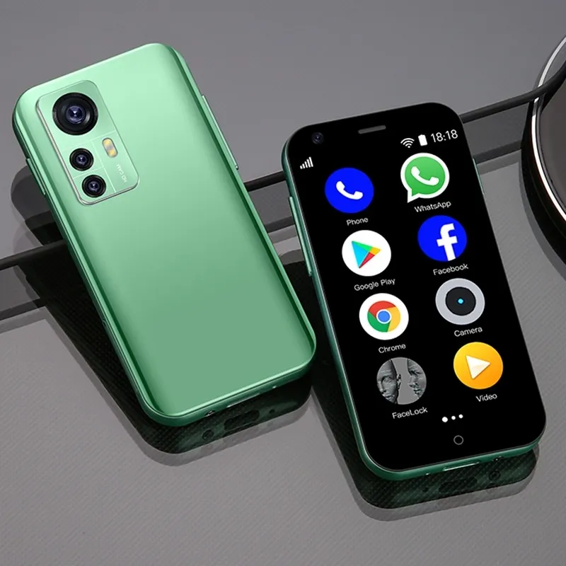 नवीनतम SOYES D18 मिनी स्मार्ट फोन 1GB + 8GB 2.5 इंच की स्क्रीन 3 जी मोबाइल फोन दोहरी सिम दोहरी कैमरा के साथ जेब सेलफोन