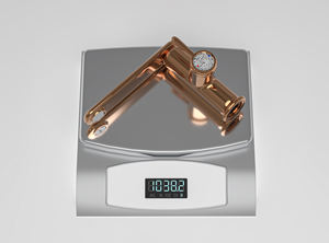 Grifo de Lavabo de Cobre Dorado Rosa con Control Dual de Agua Fría y Caliente, Grifo Giratorio de Lujo para Baño, Monomando de un Solo Orificio - Product Image 2