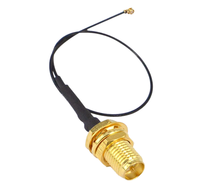 Câble coaxial ANNXIN UFL vers RP SMA femelle, cordon d'extension fin de 1,13 mm pour module IoT, antenne de drone FPV, vente en gros