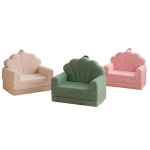 Silla Infantil Personalizada, Plegable, Sofá para Niños Pequeños, Convertible en Cama, Funda Lavable Suave para Siesta, Juego y Guardería, Fábrica B2B - Product Image 2