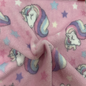 In Ấn Mô Hình Cầu Vồng 100% Polyester Cảm Ứng Mềm Mại Flannel Lông Cừu Vải Cho Nhà Dệt - Product Image 6