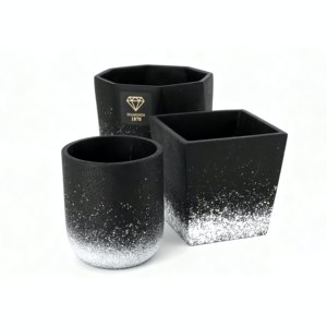 Pot en argile respirant Starlight Cement Planter avec vaporisateur étoilé Décoration d'intérieur à la mode pour plantes succulentes - Product Image 1