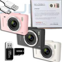 Yuniq 2025 Nuevo, Pantalla de 2.8 Pulgadas, 4K HD con Zoom Óptico de 16x, Antivibración, Reconocimiento Facial, Multi-idioma y Batería de Alta Capacidad H16