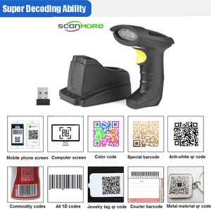 Precio barato 1D Laser Barcode Scanner con soporte Auto USB & RS232 Interfaz utilizada para <span class=keywords><strong>escanear</strong></span> <span class=keywords><strong>QR</strong></span> & 2D ROHS Certified - Product Image 2