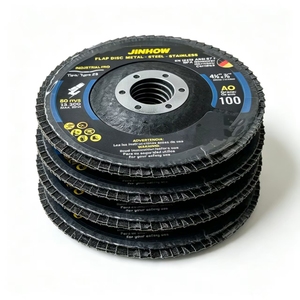 <span class=keywords><strong>Disque</strong></span> à lamelles abrasif de type 29 AO de 115 mm pour le polissage de l'acier inoxydable et du métal, roue à lamelles de 4,5 pouces - Product Image 2