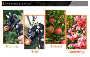 Tijeras de Podar Profesionales DiXiong para Jardinería, Injertos y Vaciación de Árboles Frutales, Cuchillo de Corte para Podar - Product Image 3