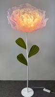Grande lampe électromécanique à fleurs en soie pour mariage, décoration de scène de remise de diplôme de Noël, Thanksgiving, Saint-Valentin