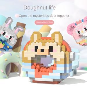 Nouveau puzzle 3D créatif, jouet DIY, <span class=keywords><strong>mini</strong></span> blocs de construction d'animaux de dessin animé, ensemble de 40 pièces en plastique ABS, cadeau d'anniversaire mignon pour enfants - Product Image 3