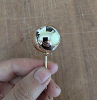 Boules décoratives PrettyDecor en acier inoxydable 304, petites, de 25 mm à 100 mm, finition miroir/brossée, pour intérieur, extérieur et jardin
