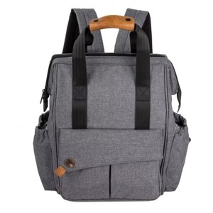 Échantillon gratuit : Sac de voyage de maternité personnalisé et imperméable, grande capacité, pour maman et bébé, sac à langer avec port USB, sac à dos - Product Image 1